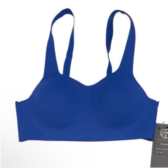 MOVE THEOLOGY High Impact Teresa Sports Blue Bra NWT Medium - Picture 3 of 14
